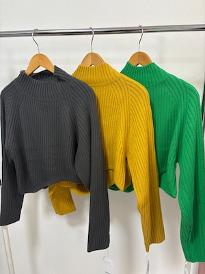 ante aciem アシンメトリーリブプルオーバー 11256385