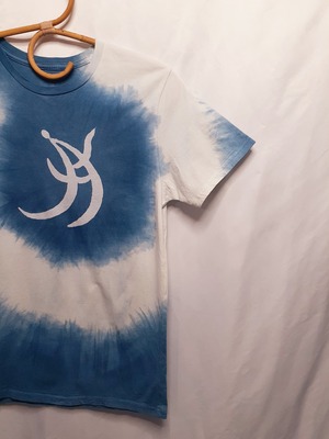 手書き＆手染めTシャツ（藍染）