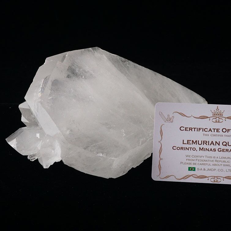 水晶 クラスター 原石 セルフヒールド ブラジル ミナスジェライス州 コリント産 レムリアンシード 証明書付属 一点物 282-391