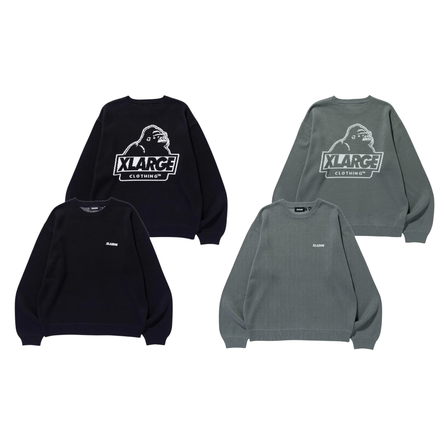 【XLARGE】SLANTED OG KNIT SWEATER【エクストララージ】