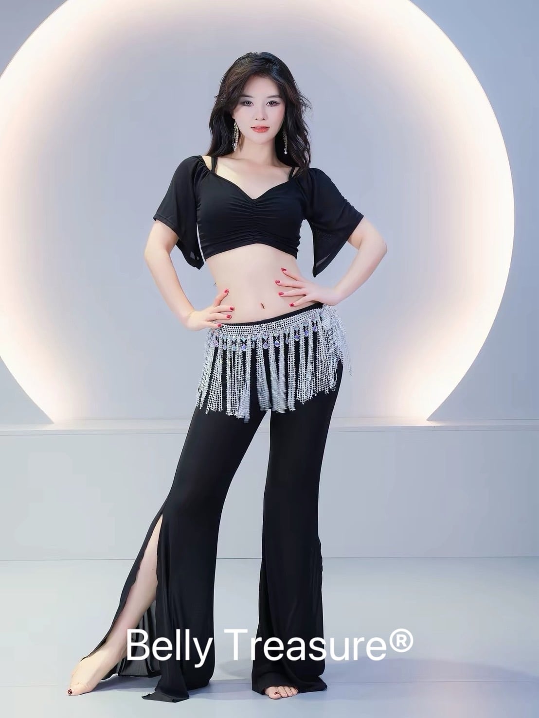 ベリーダンス ヒップスカーフ 4カラー BQ YL062 202609 | Belly