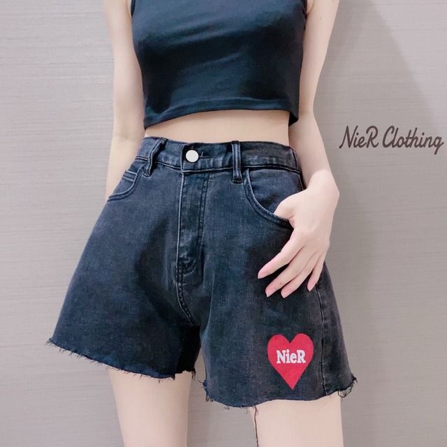 5POCKET DENIM SHORT PANTS 【NieR HEART】