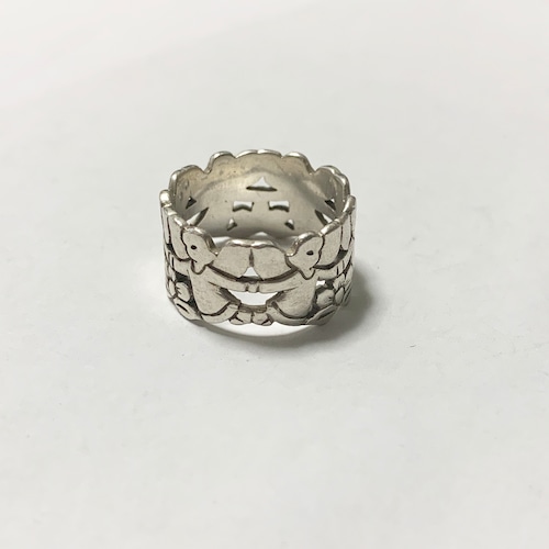 Vintage James Avery Angels Silver Ring