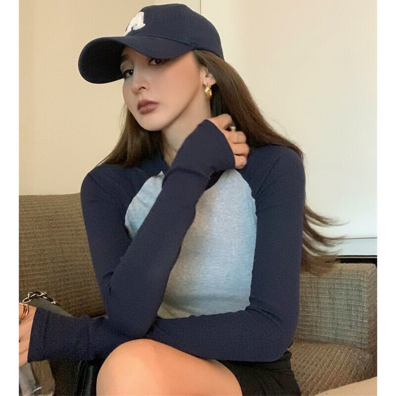 スタンダードカラーショートTシャツ ハイウェストウェストスカート カジュアルサマー ロング レトロ 夏物 ガールズファッション67518359587