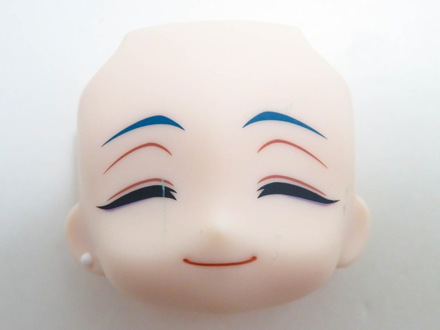※（A−ランク）【1887】 フロイド・リーチ 顔パーツ 笑顔（目閉じ）　ねんどろいど