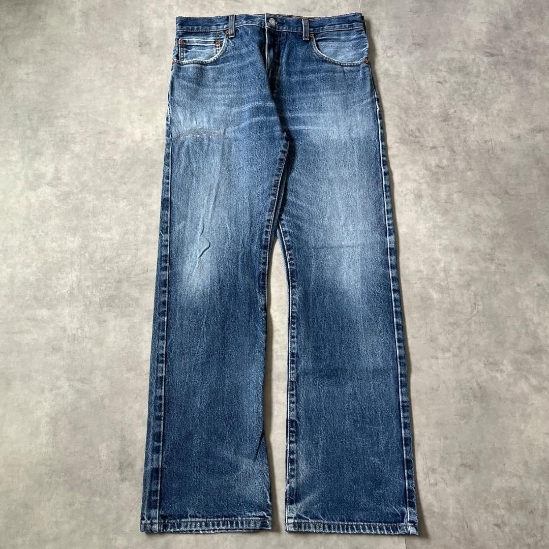 リーバイス517 Levis W34 フレアデニム 青 ボトム 古着 17000
