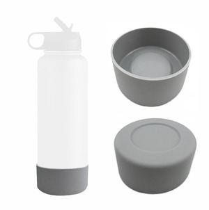 【特価処分】水筒カバー 底 補強 水筒ポーチ 破損 修復 ペットボトル カバー 底抜け 予防 350ml 500ml 600ml カバー用 ハンディポーチ 用 底 耐摩耗 シリコン素材