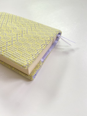 Hand-woven  book jacket 蕾 #01