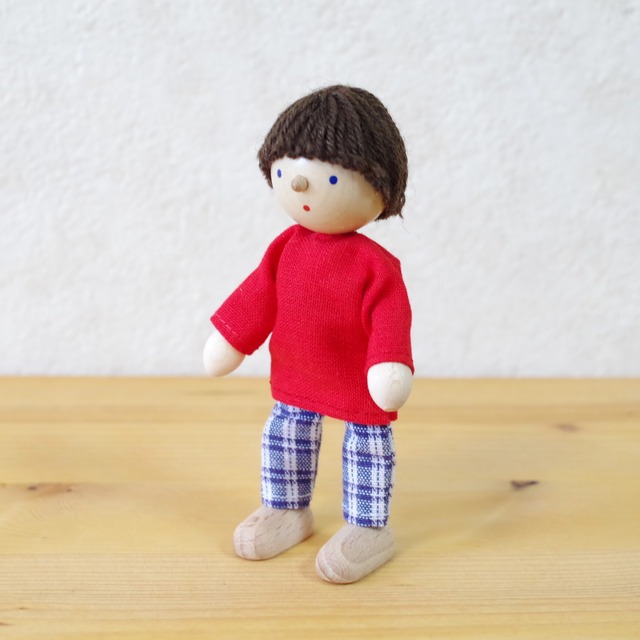 ヘアビック　男の子　赤