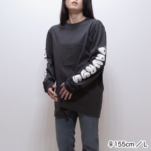 DAVRYU udedon LS TEE [ヘイズブラック]
