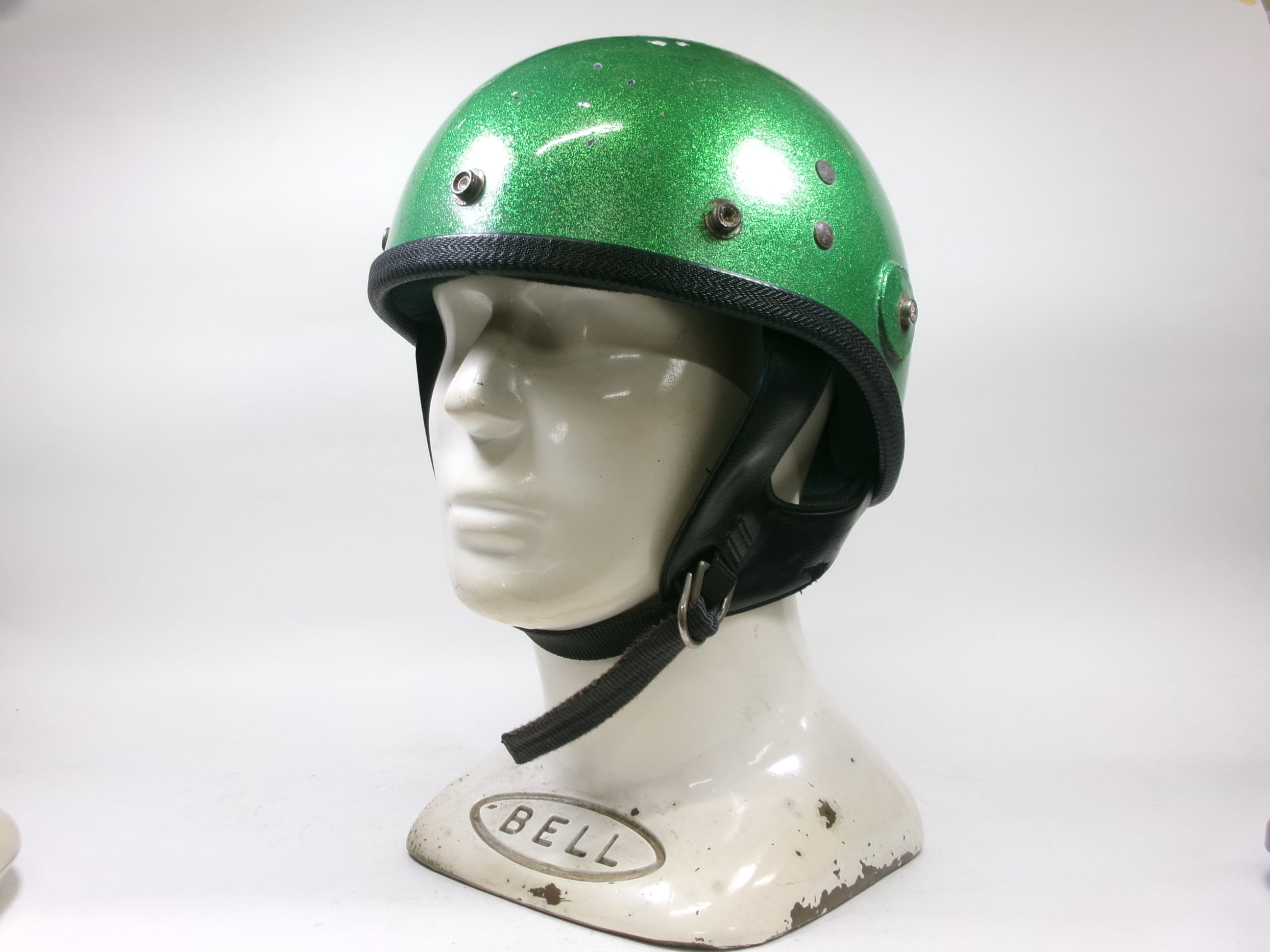 60's McHal HELMET 57cm ヴィンテージ　sシェル Sシェル！60s McHAL SPEEDWAY ジェットヘルメット 7 ダブルストラップ