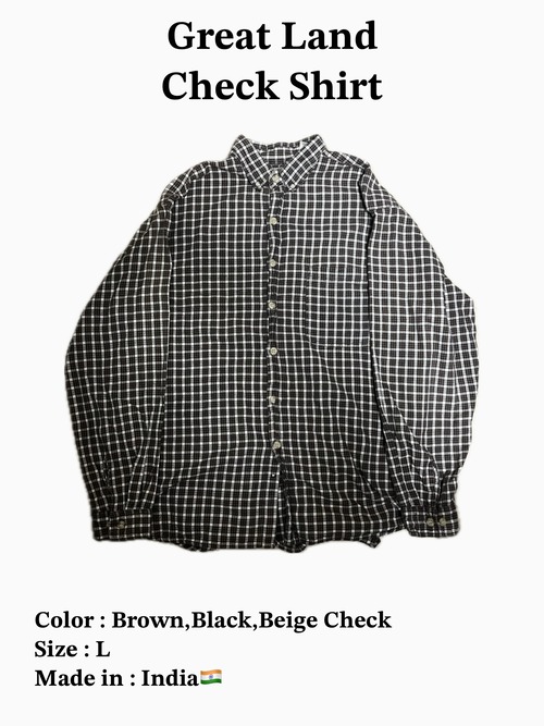 Great Land Check Shirt