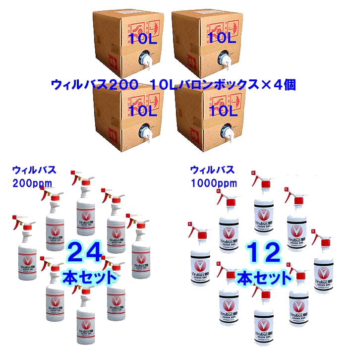 【介護施設向け】ウィルバス月間衛生管理セット(大規模80名以上目安)