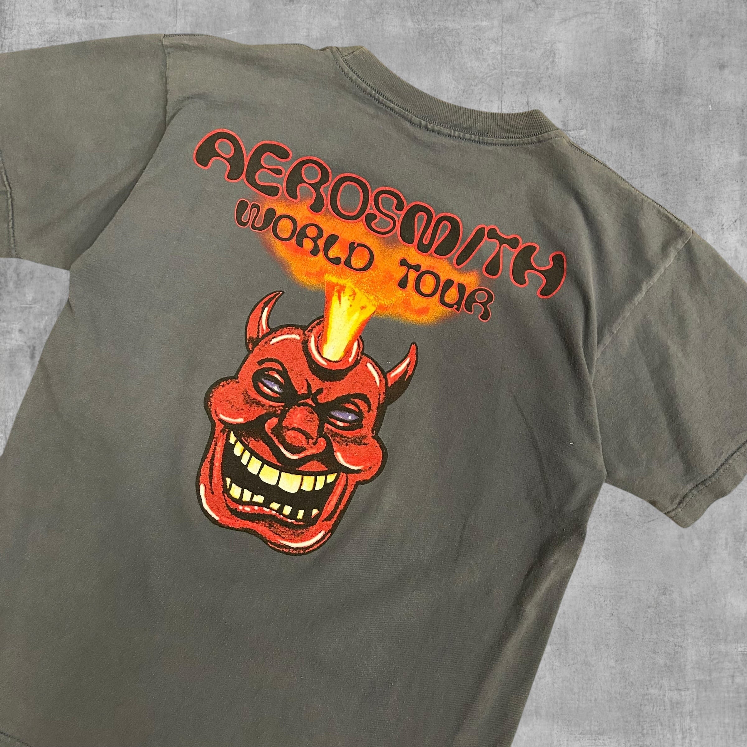 カラーT】90's Aerosmith Tee “Nine Lives” | spike osu