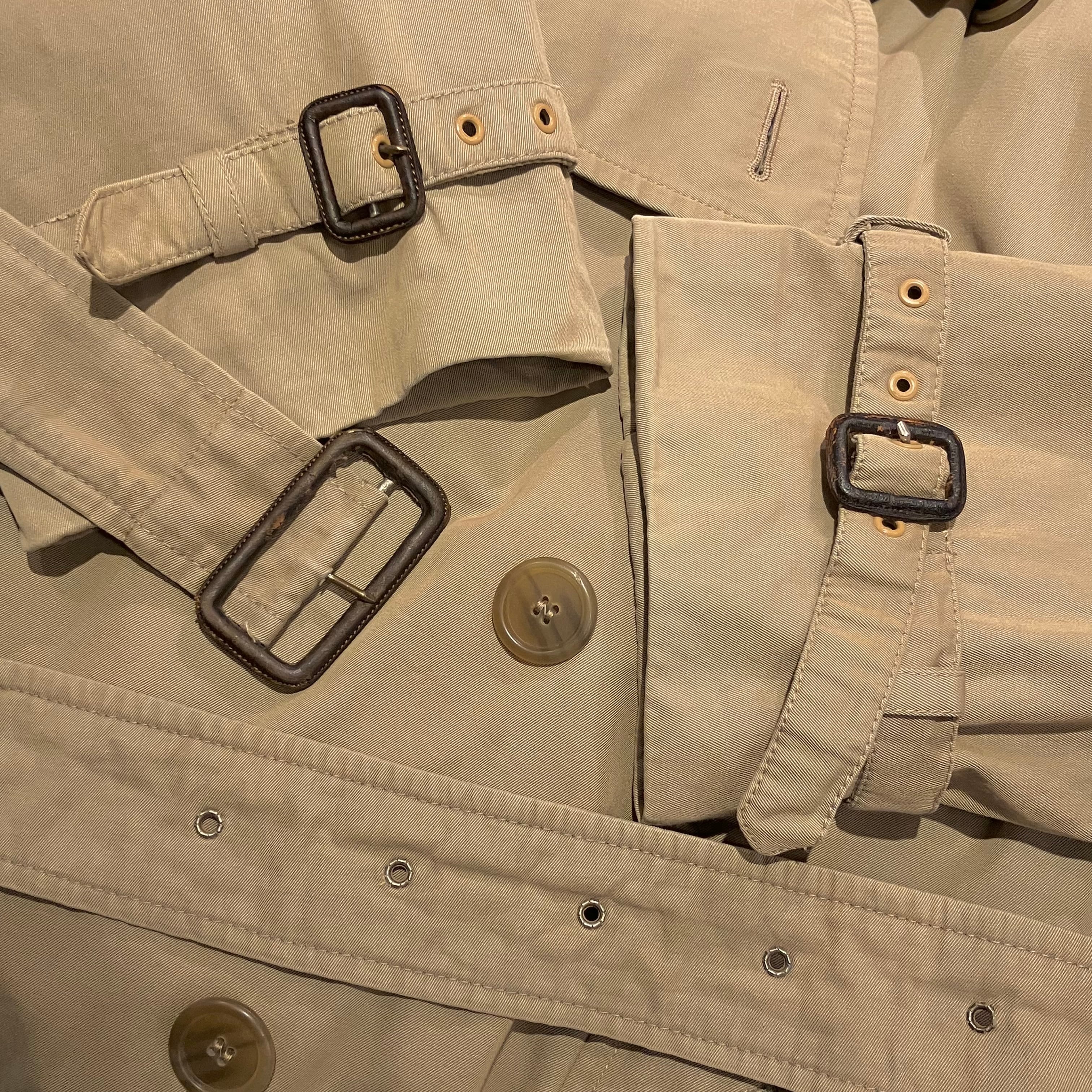 Grenfell イングランド製 1枚袖 ~60s old 山タグ トレンチコート Grenfell イングランド製 1枚袖 ~60s old 山タグ トレンチコート