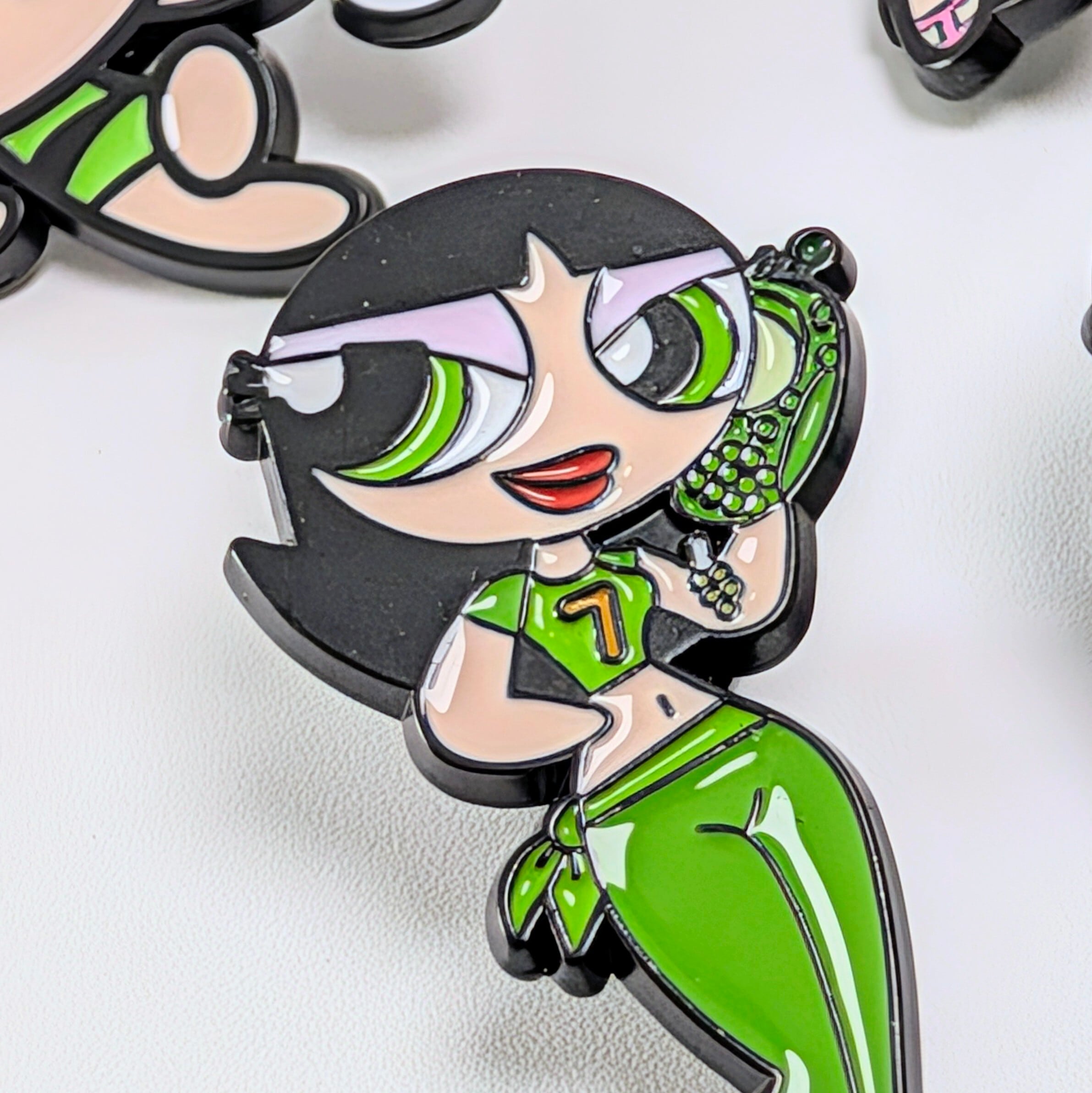 送料無料！ ★ピンズ PINS★ピンバッジ 【 The Powerpuff Girls ( パワーパフガールズ ) 】6Pセット / ピンズセット〚アメリカン雑貨 アメトイ〛