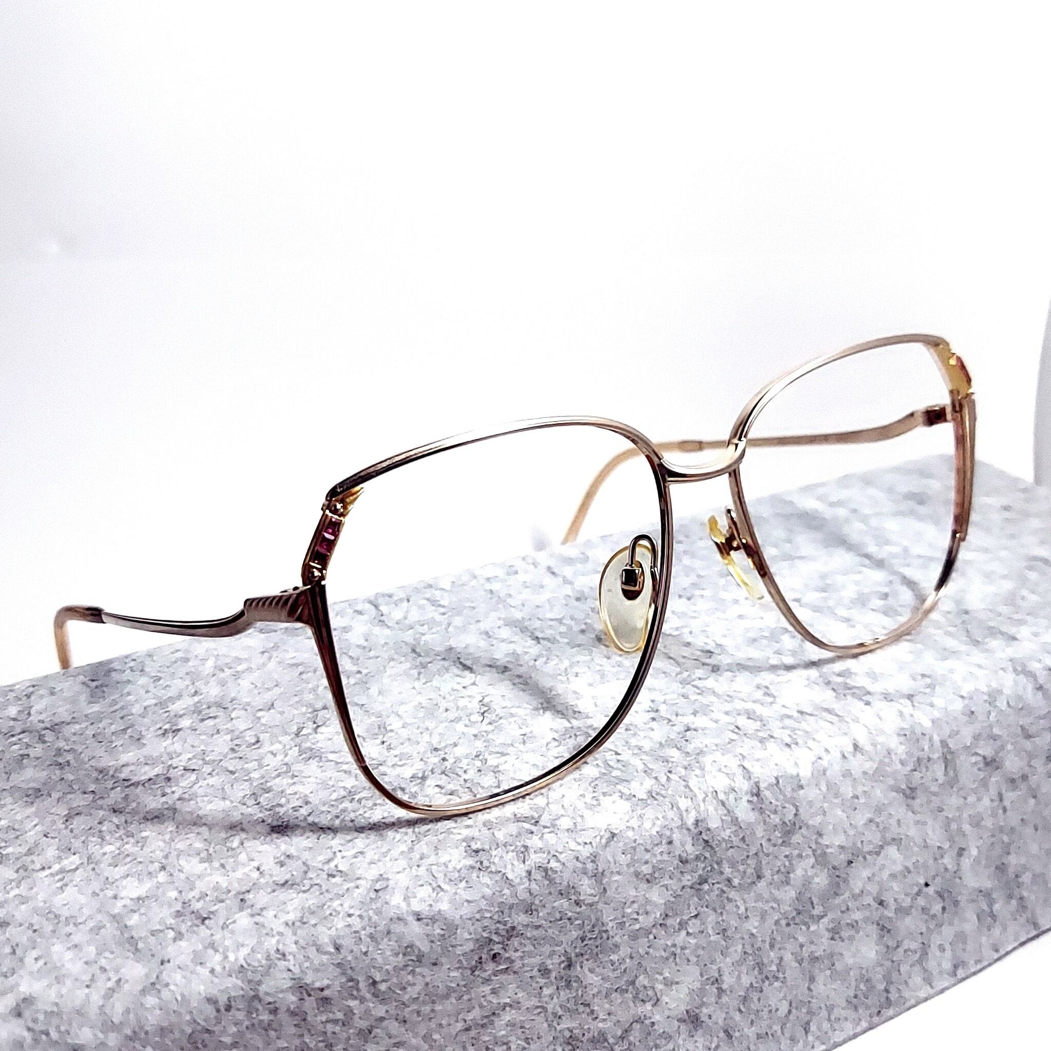 No.749+メガネ　HOYA　宝飾ルビー&18Kデコ【度数入り込み価格】 No.749+メガネ HOYA 宝飾ルビー&18Kデコ【度数入り込み価格】