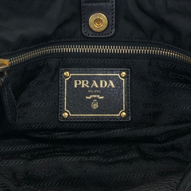 PRADA プラダ ショルダーバッグ ブラック トライアングルロゴ ナイロン 2WAY vintage ヴィンテージ オールド jwasar