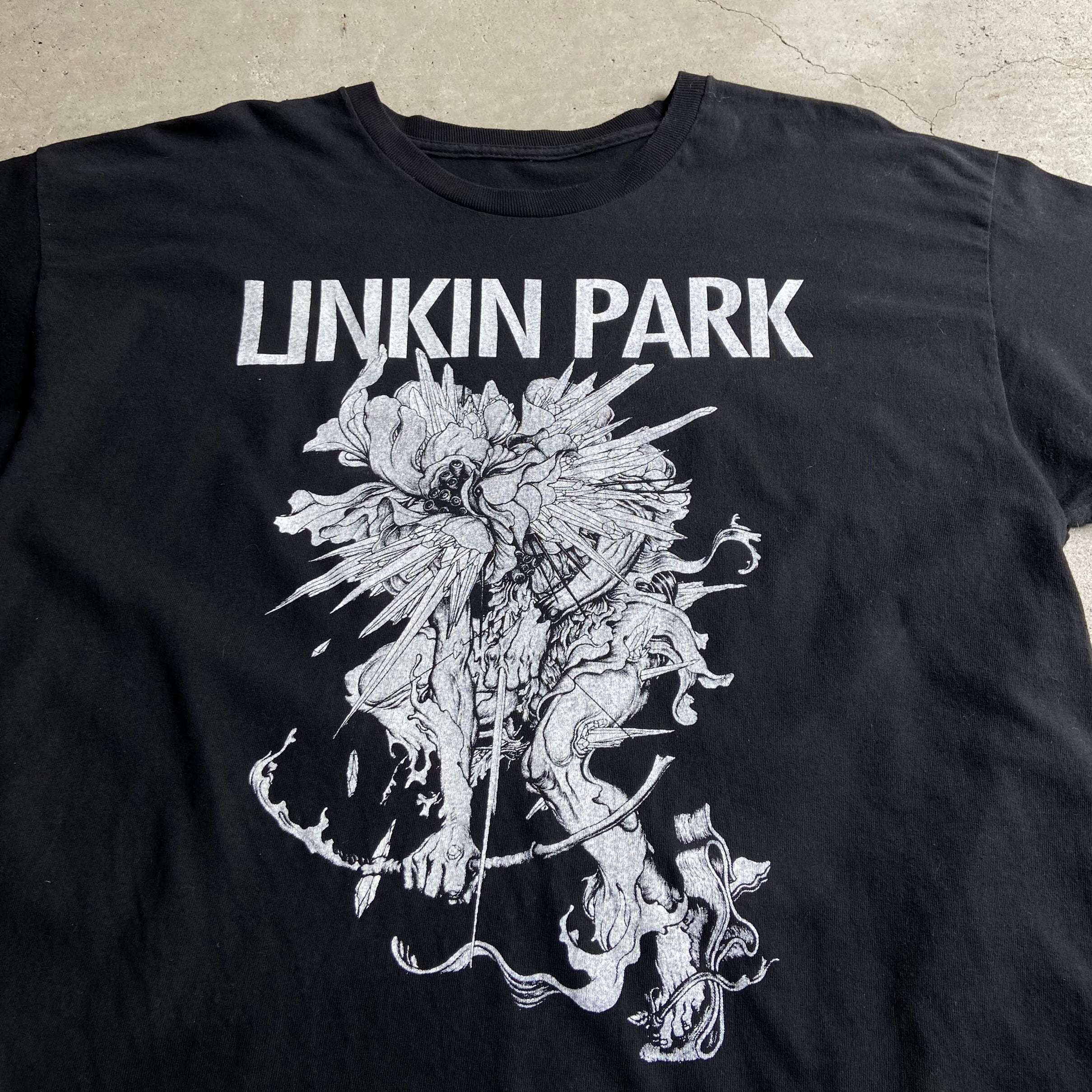 新品 LINKIN PARK リンキン パーク  羽根 バンド ロゴ Tシャツ