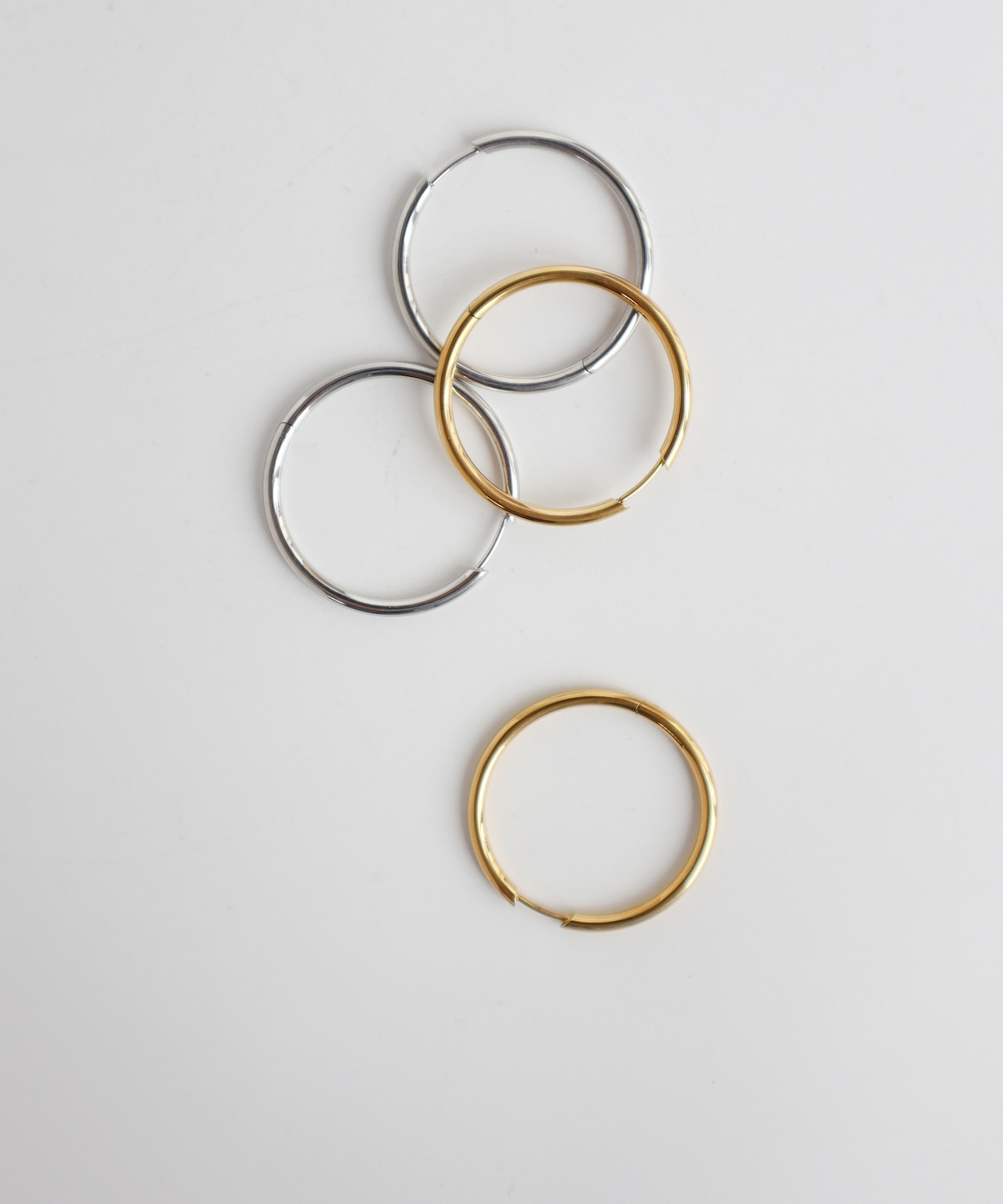 チタンフープピアス-30mm/026030