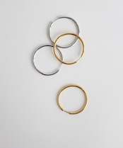 チタンフープピアス-30mm/026030