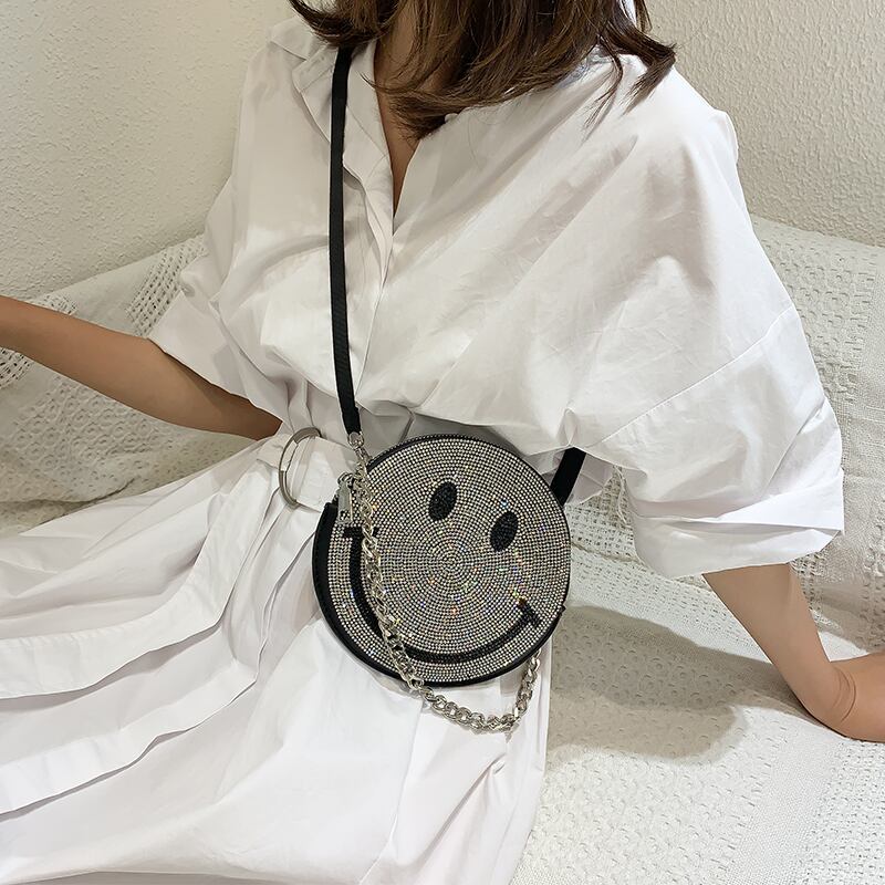 スモールバッグレディースバッグ2020人気ニューウェーブサマーワイルドチェーンショルダーメッセンジャーバッグネットレッドファッションスモールラウンドバッグ Tiancai_Wing_Bag5903947