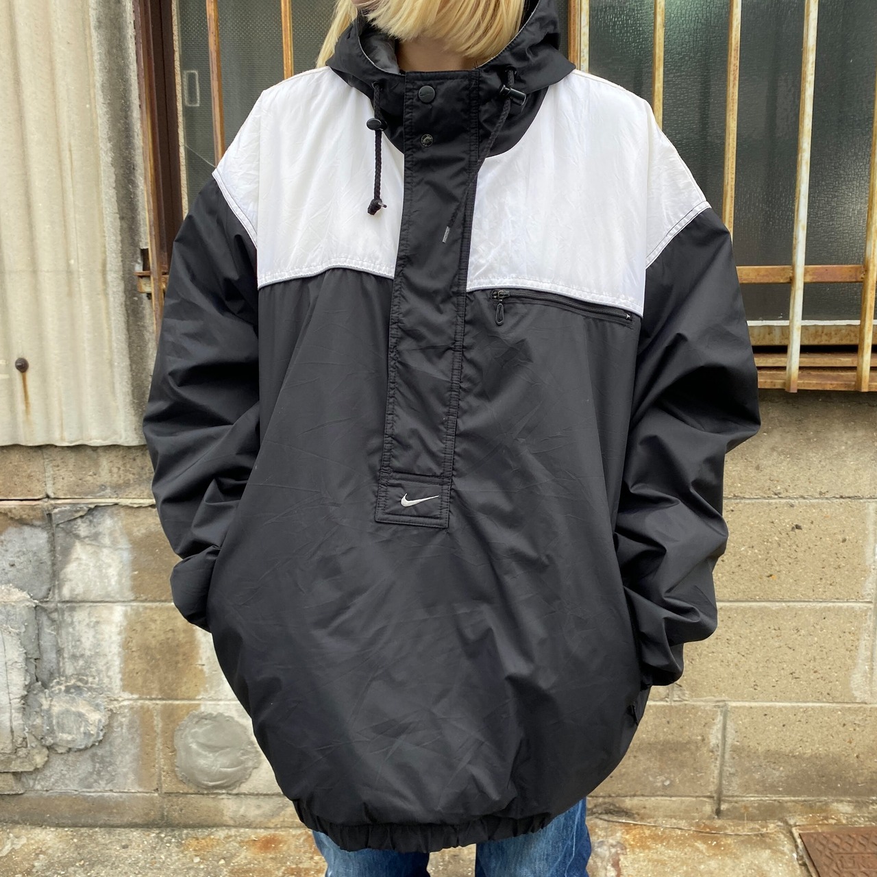 ビッグサイズ 90年代〜00年代 NIKE ナイキ スウォッシュ バックロゴ刺 