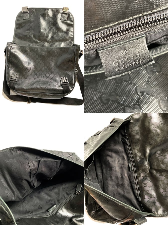 正規 GUCCI グッチ メンズ GG インプリメ ショルダーバッグ