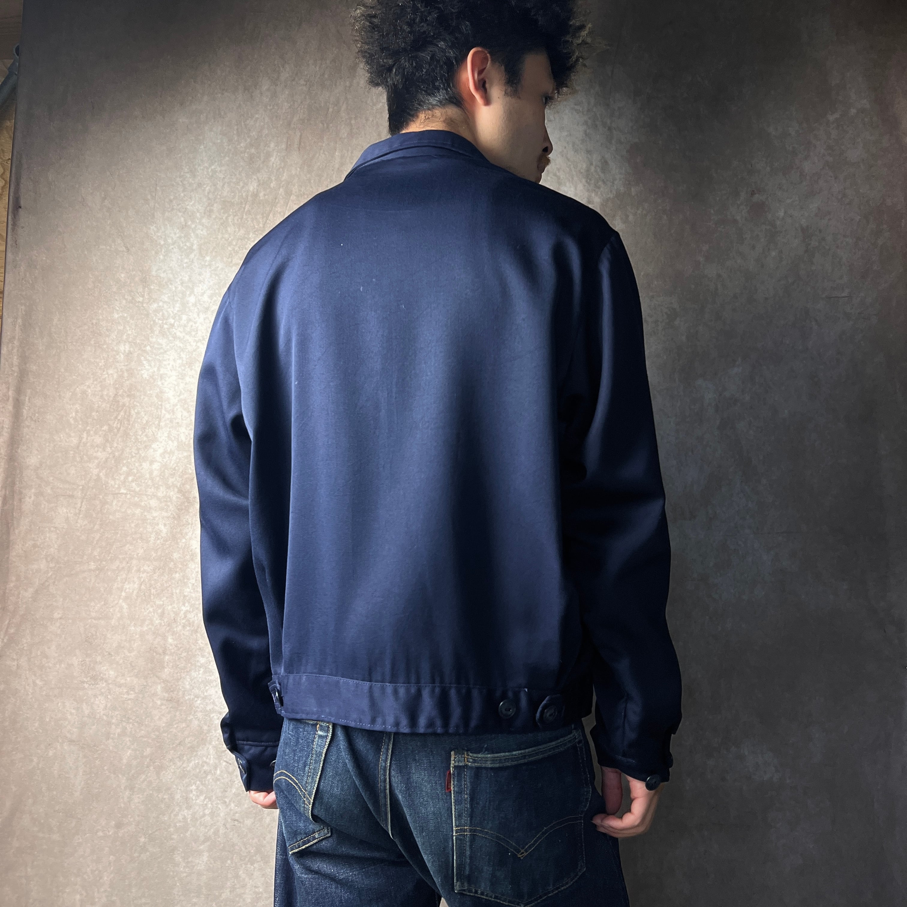 1960's GABARDINE WORK JACKET NAVY 60年代 ギャバジン ワーク