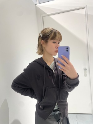 【26SS】OPEN YY オープン ワイワイ / SLANT ZIP HOODIE / フーディー