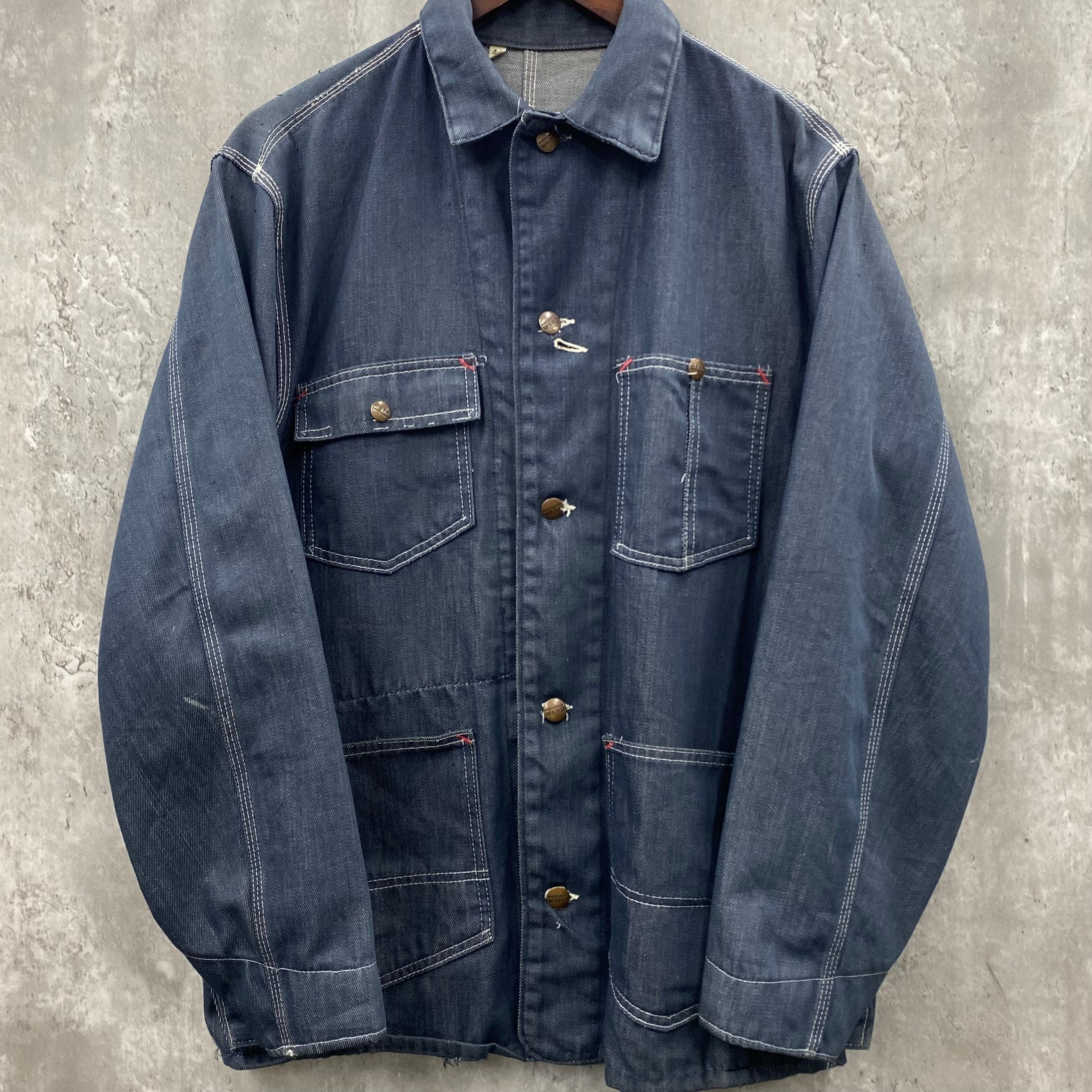 Montgomery Ward デニムカバーオール M 70's MONTGOMERY WARD カバーオール バッドダイ /1398 | 古着