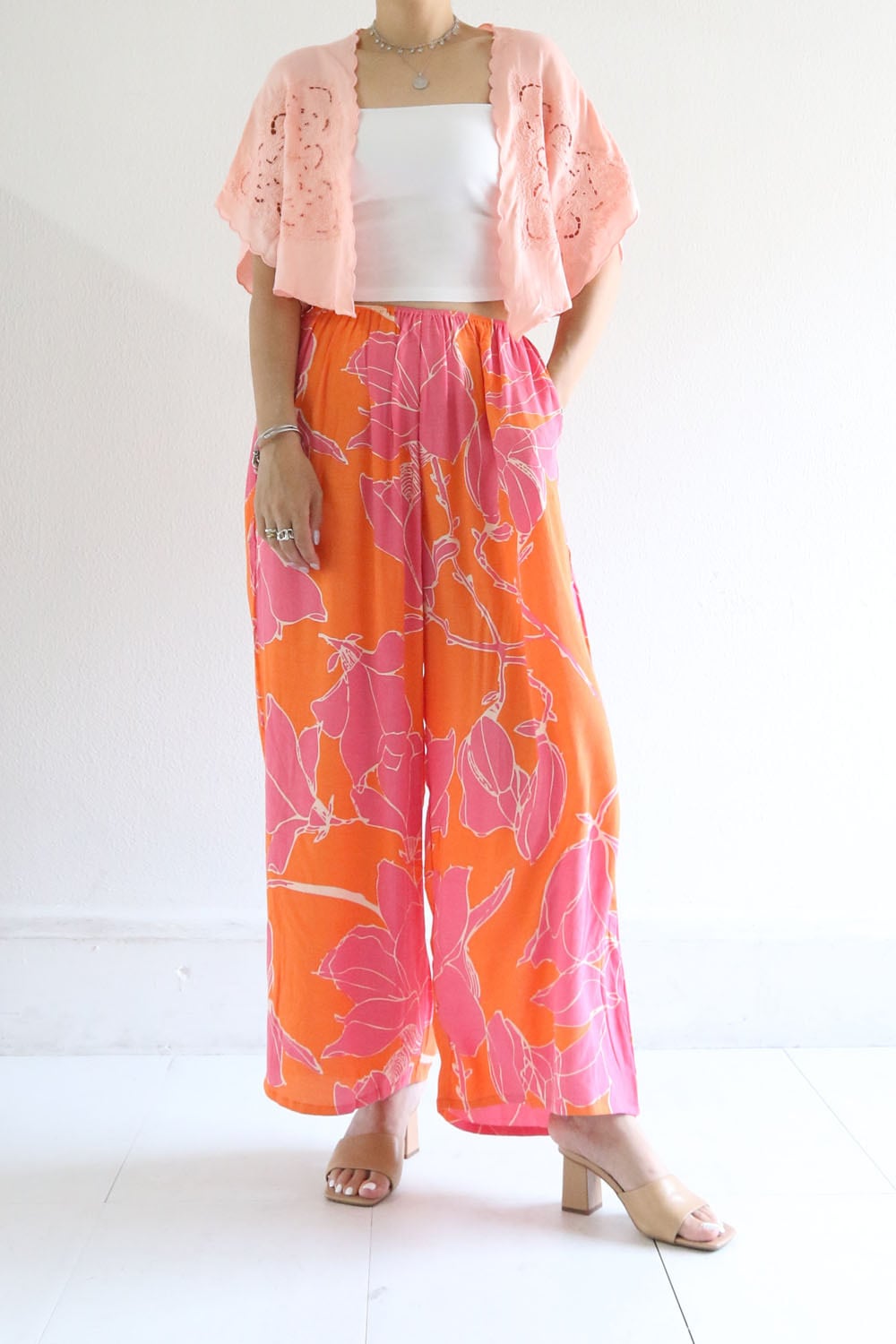 フラワープリントレーヨンパンツ / FLOWER PRINT RAYON PANTS(26S34005E)