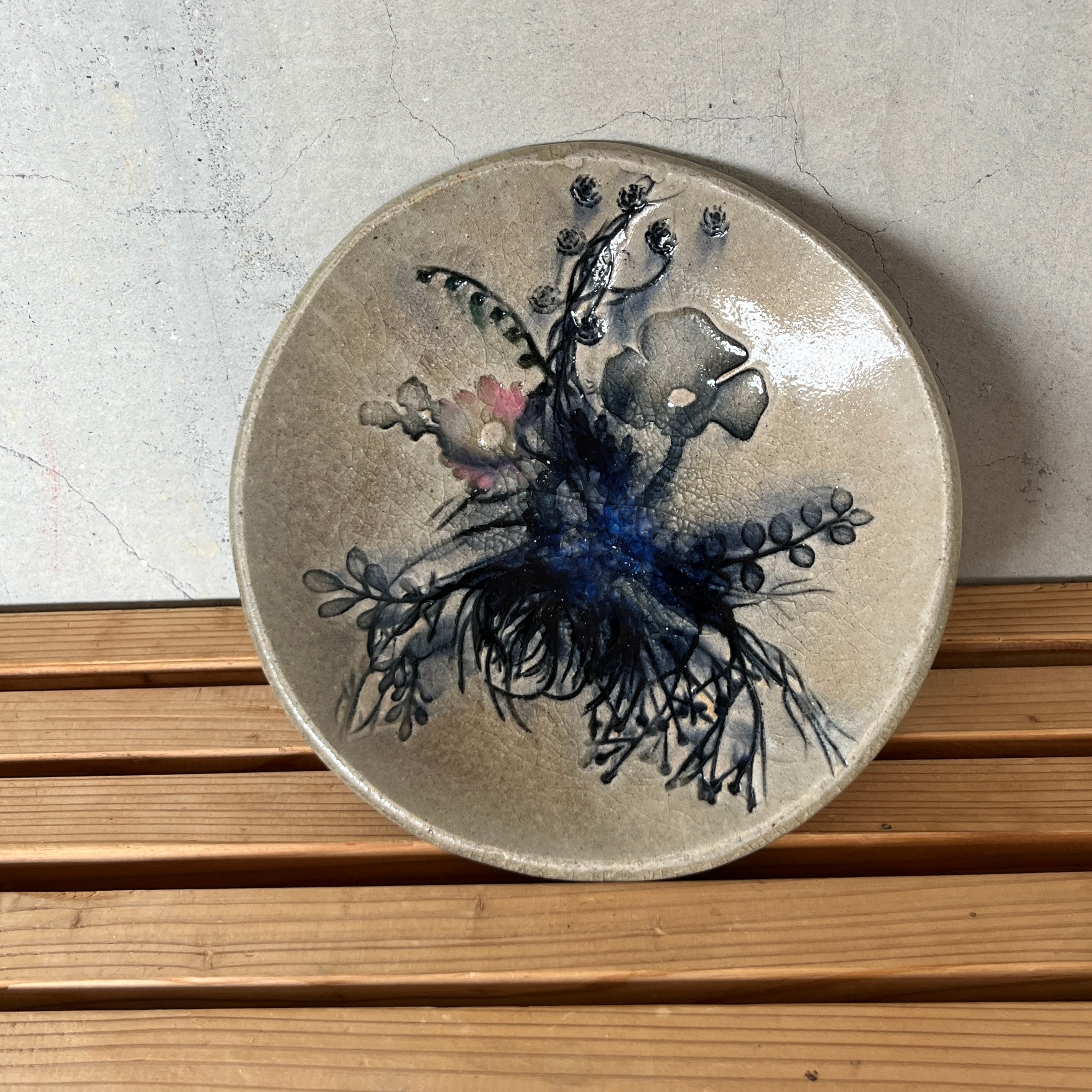 小代瑞穂窯 Bota まる皿 6寸