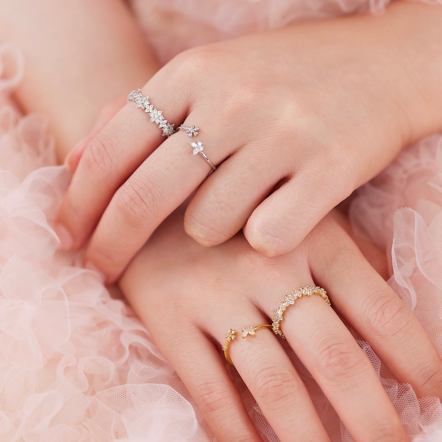 Daisy flake ring | LATUA STELLA
