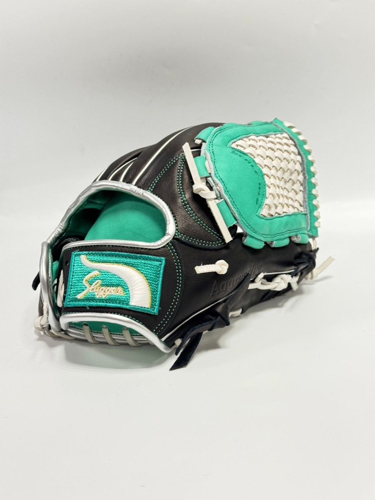 久保田スラッガー軟式店舗オリジナル　T51型ブラック×エメラルド・画像2