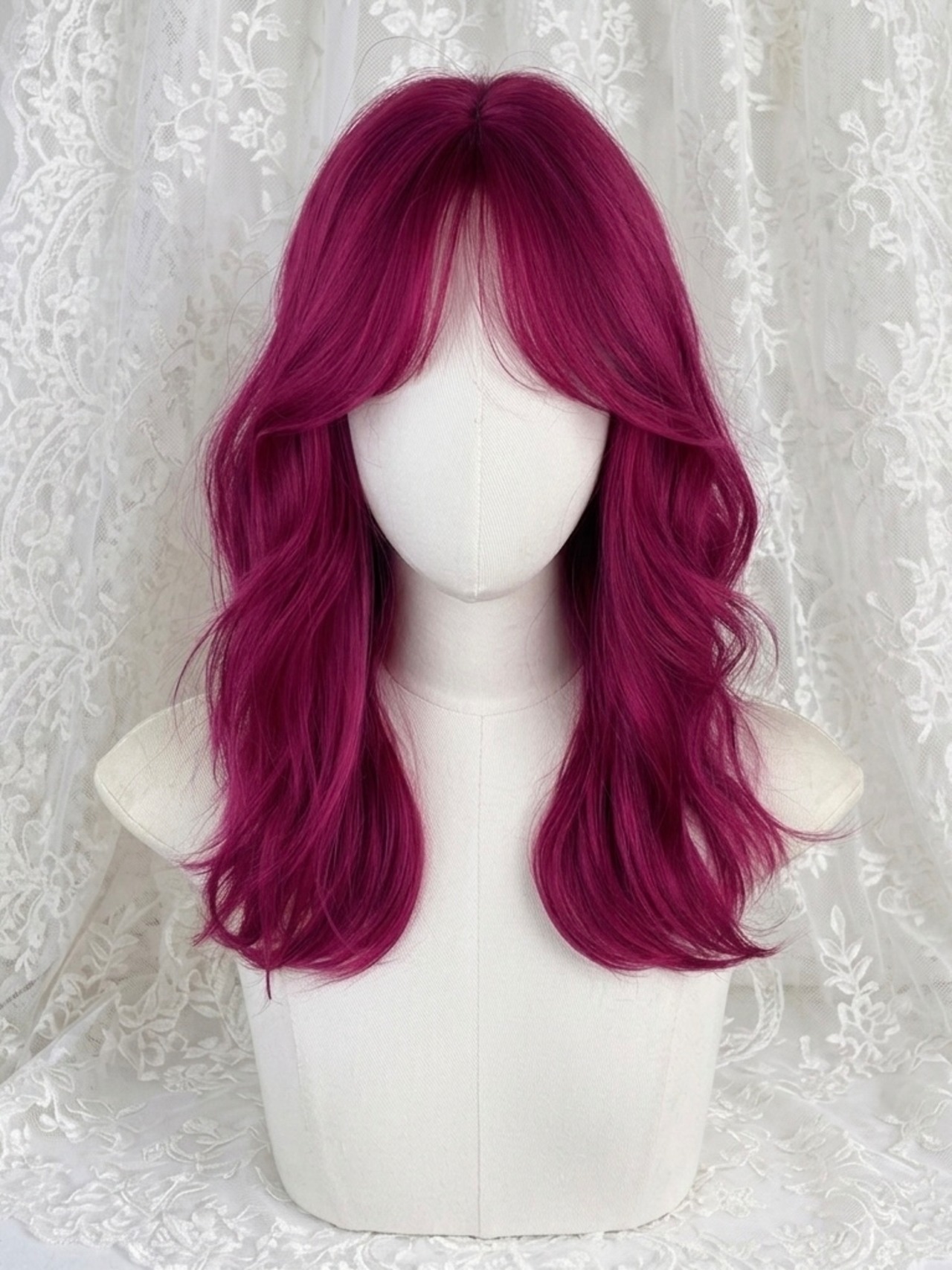 Basic - Cherry Pink Curly Wig【商品番号 1059】