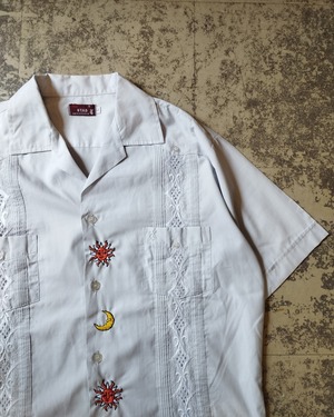 [ONLINE限定][XL] REMAKE/手刺繍 Cuba Shirt