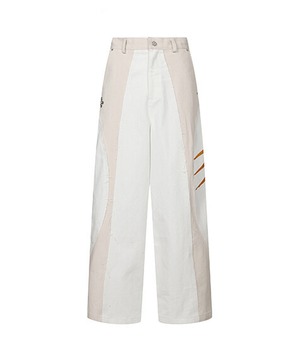 [SURGERY] surgery x tekken flame jeans 'white' 正規品 韓国ブランド 韓国通販 韓国代行 韓国ファッション sur8ery サージェリー 取扱店 日本 店舗
