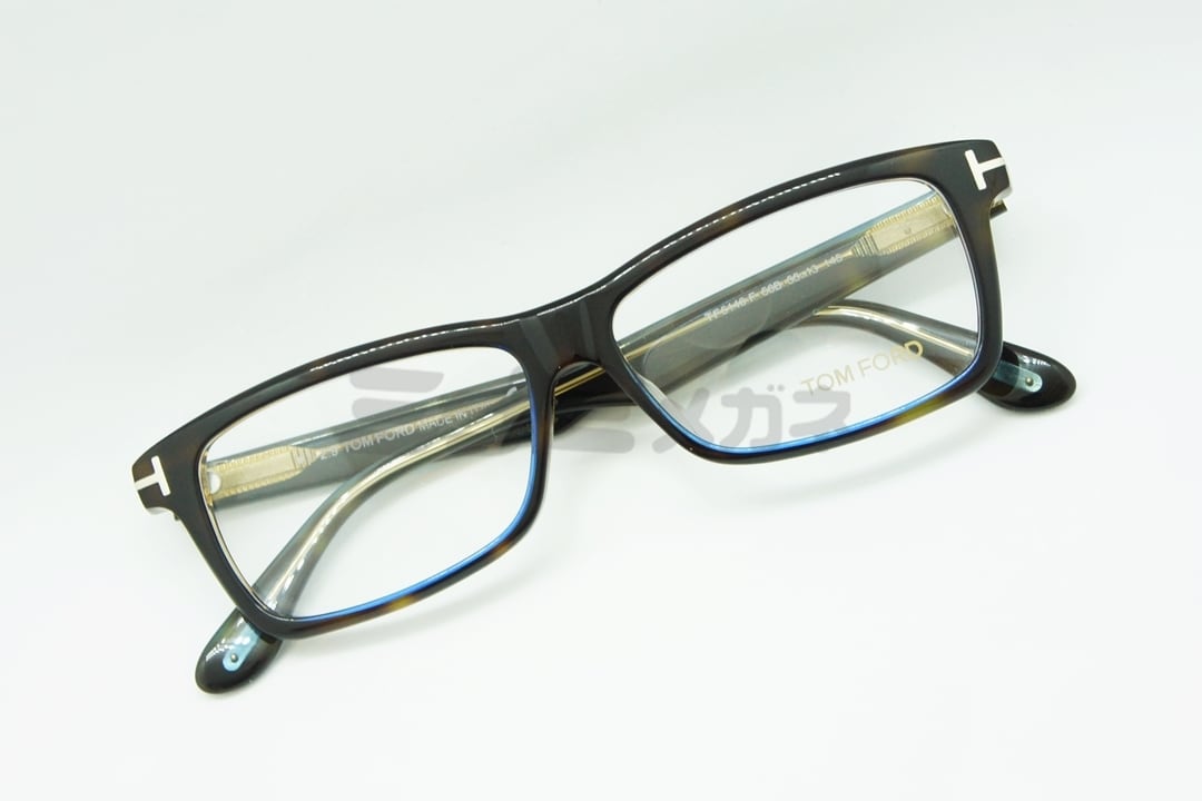 TOM FORD メガネ TF5146-F スクエア アジアンフィットメンズ