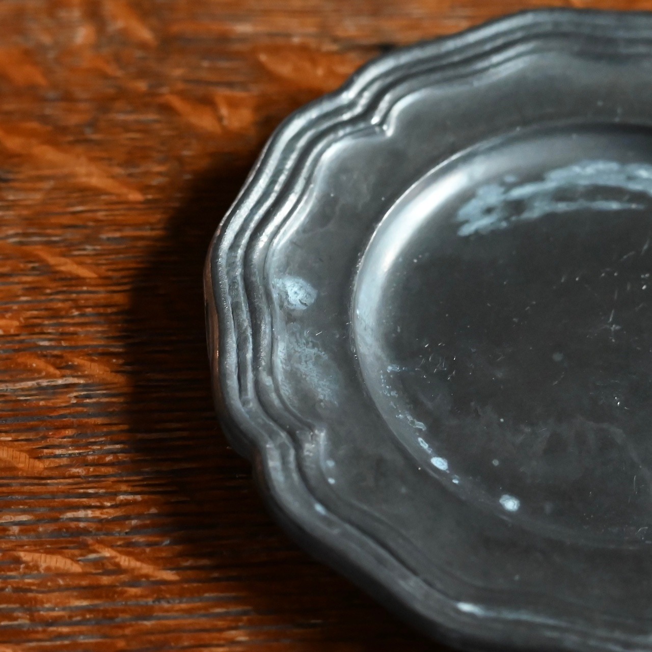 Pewter Plate / ピューター プレート【G】〈 お皿・エタン・収納・店舗什器・食器・アンティーク・ヴィンテージ 〉113967