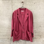 red purple silk jacket