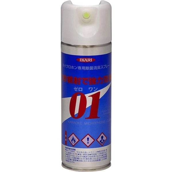 マイクロホン除菌消毒スプレー ゼロワン 220ml【イカリ消毒】 | KARGO