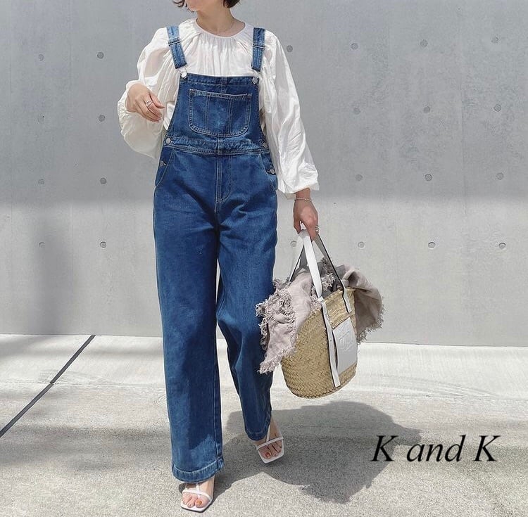 ★Leeリー★DUNGAREES デニムオーバーオール サロペット　Sサイズ