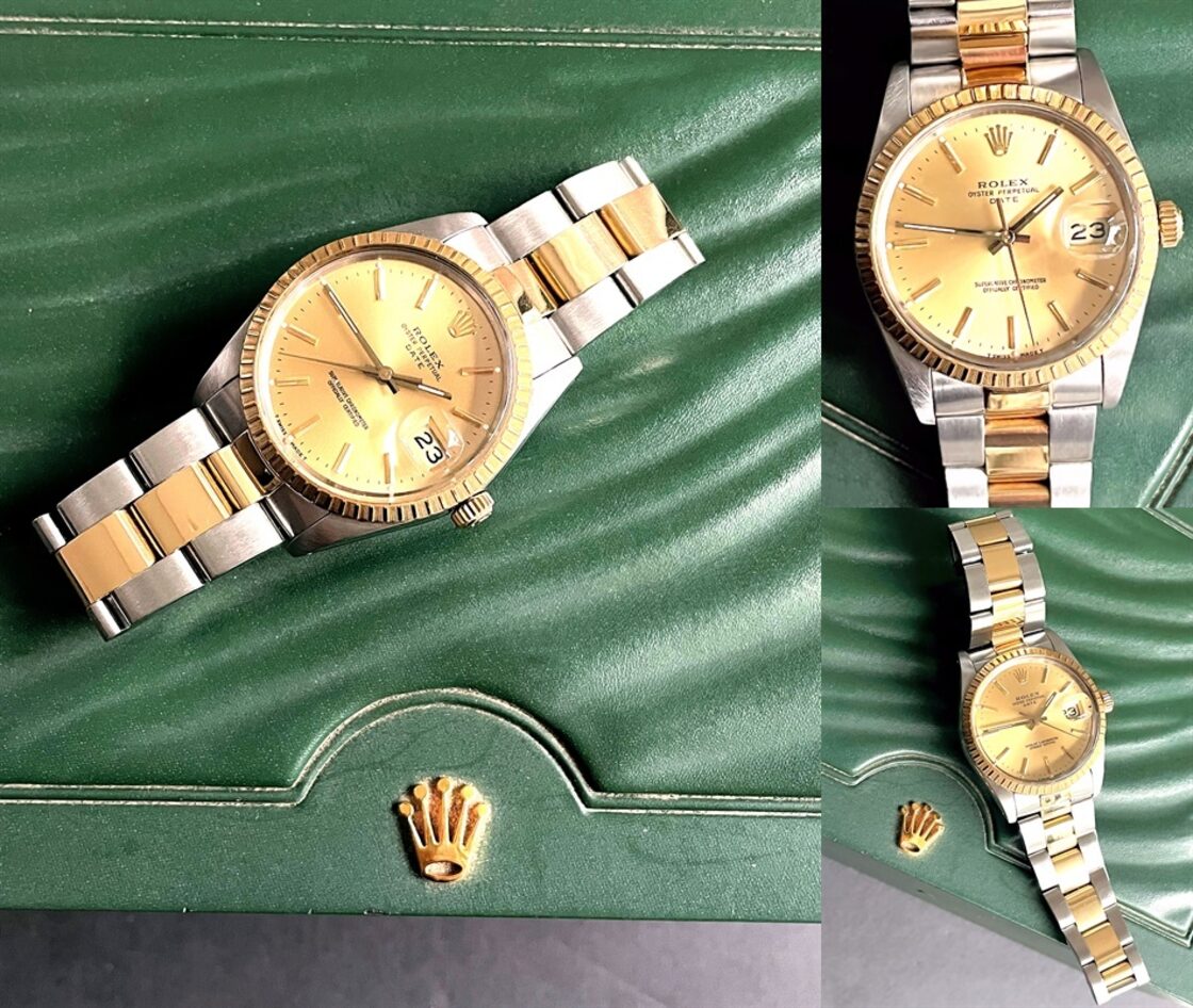 ROLEX ロレックス オイスター パーペチュアルデイト 15053 R番 SS 