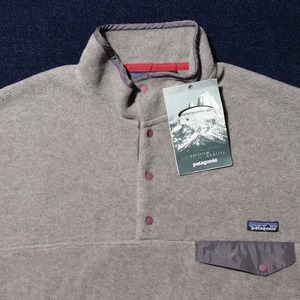 Deadstock L メランジグレー カーキ 99年 メキシコ製 シンチラスナップT Patagonia パタゴニア フリース