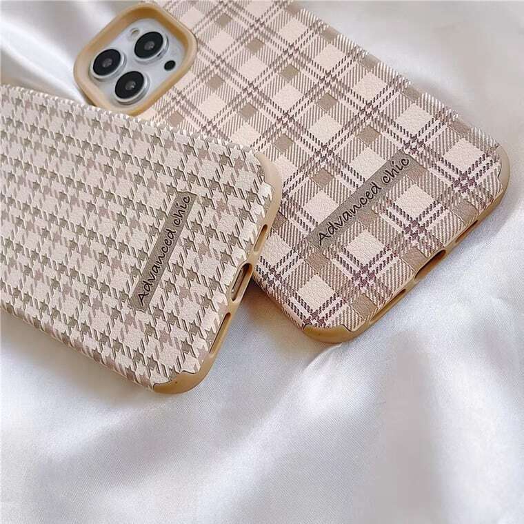 VIP限定、非売品、スマホケース、小銭入れ、千鳥格子柄 箱付き 千鳥柄リボンiphoneケース | LARME de LAPIN（ラルムドラパン）