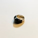 Old 925 Silver & Onyx Ring Made In Hungary