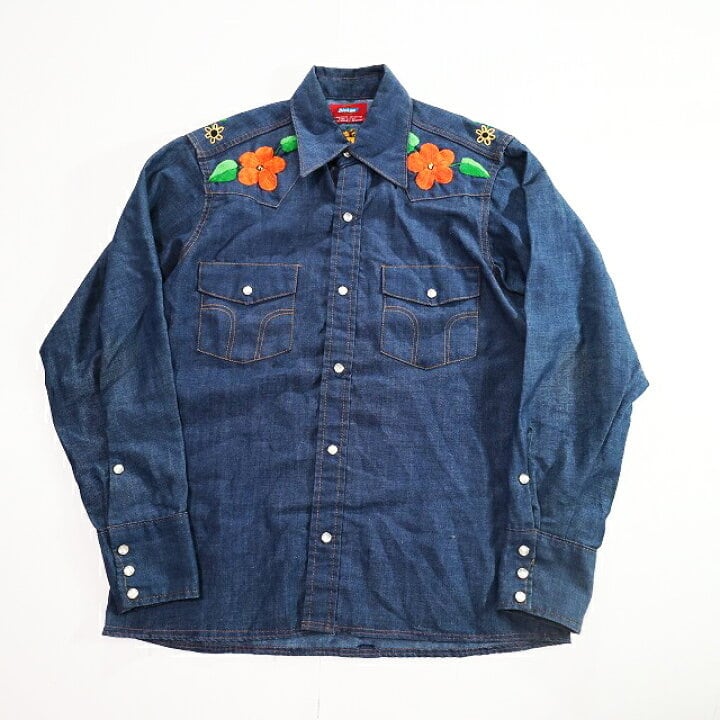 70s Dickies ディッキーズ シャンブレーシャツ ガチャポケ - iplace.co.il
