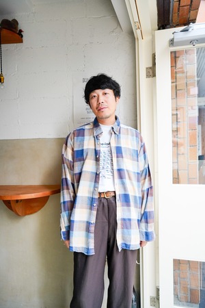 【1990-2000s】"Atlas" Cotton 100% Plaid Pattern Long Sleeve Shirts / 6-264