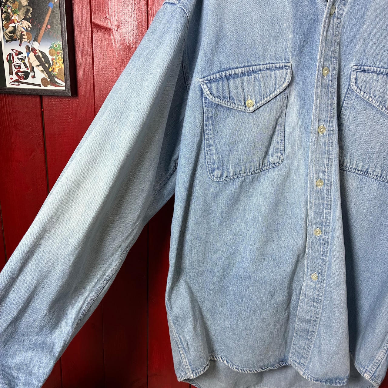 90s OLD GAP デニムシャツ　BDシャツ　オールドギャップ